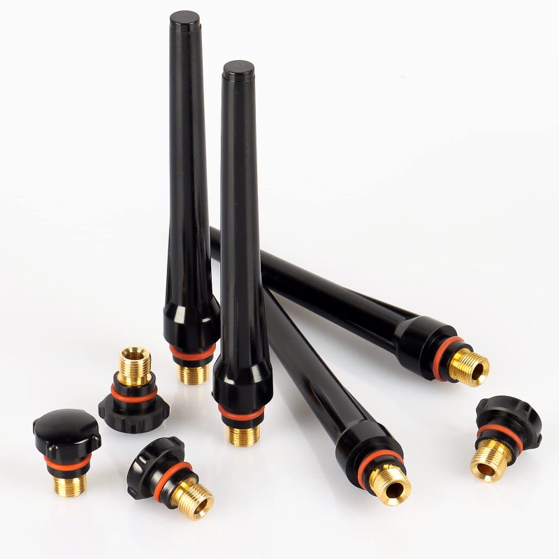 Alffun 68pcs TIG Torch Consumables Accessories KIT for TIG Welding Torch PTA DB SR WP 17 18 26 Back Cap/Collet Body/Alumina Nozzle - Image 5